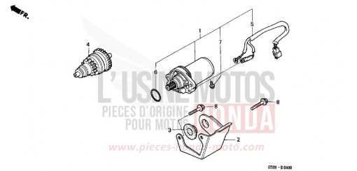 MOTEUR DE DEMARRAGE (PK50MN) PK50MN de 1992